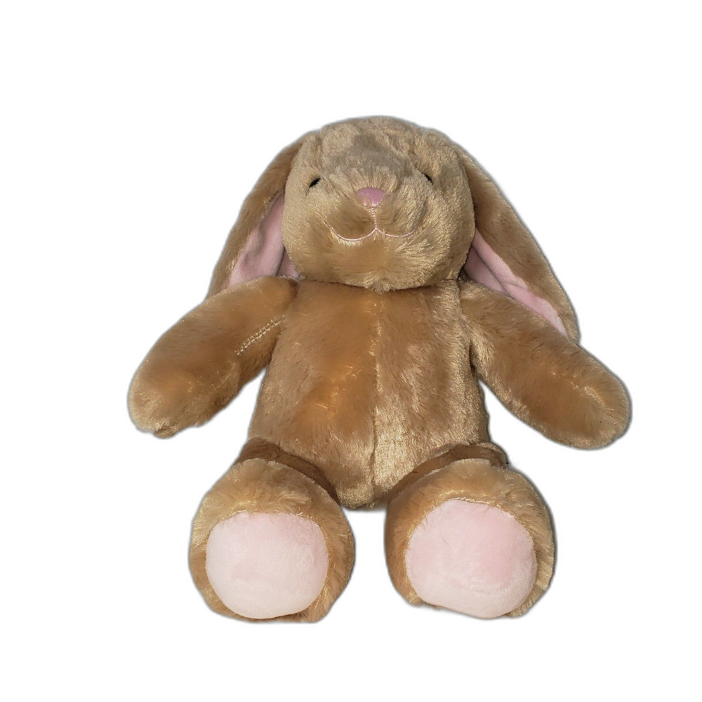 Build A Bear Workshop Bunny Rabbit Easter Plush 16" Stuffed Animal Toy Tan Pink